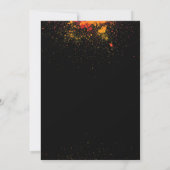 Paintball Verjaardagsfeest Custom Invite - Sinaasa Kaart (Achterkant)