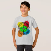 Paintball Verjaardagsfeest t shirten voor kinderen T-shirt (Voorkant volledig)