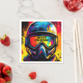 Paintball verjaardagsfeestje gepersonaliseerd servet (Insitu)