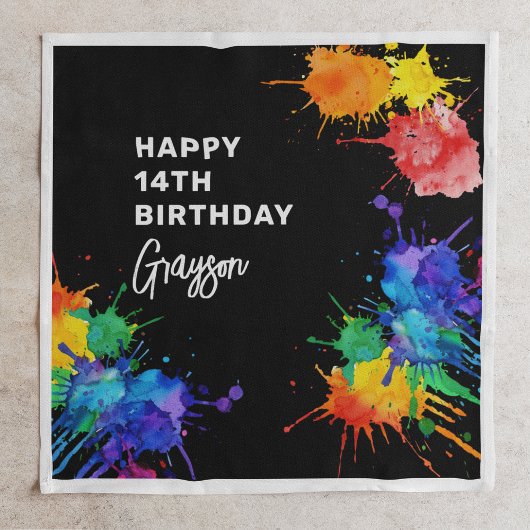 Paintball-verjaardagsfeestje Servet