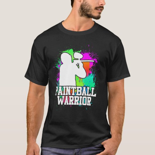 Paintball Warrior Paintballer 1 T-shirt (Voorkant)