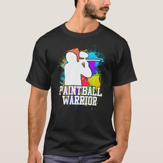 Paintball Warrior Paintballer T-shirt (Voorkant)