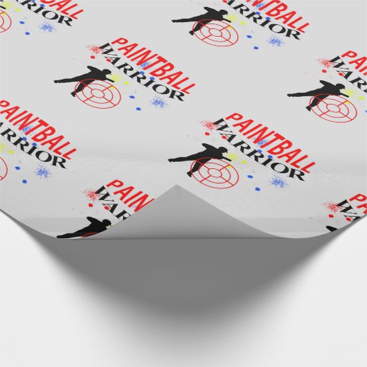 Paintball Warrior Thormated Graphic Cadeaupapier (Hoek)