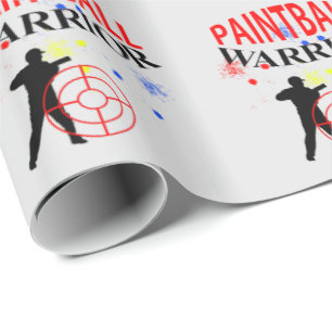 Paintball Warrior Thormated Graphic Cadeaupapier