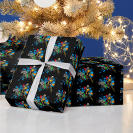 Paintball Warriors Paint Splatter Sports Cadeaupapier