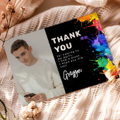 Paintballing Birthday Party Bedankkaart