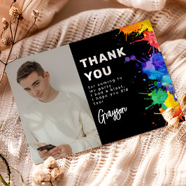 Paintballing Birthday Party Bedankkaart