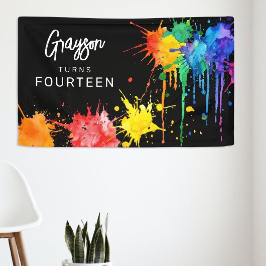 Paintballing Birthday Party Spandoek