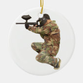 Paintballing Keramisch Ornament (Voorkant)