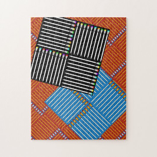 Paintborstelkruisje Legpuzzel (Verticaal)