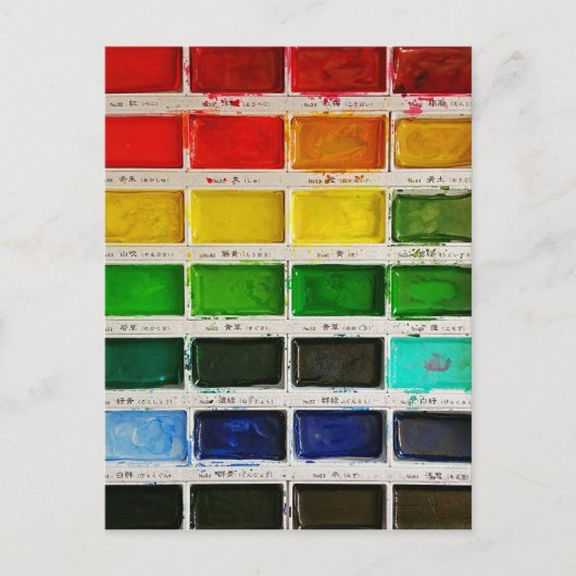 Paintbox Briefkaart (Voorkant)