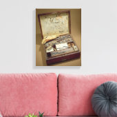 Paintbox van John James Audubon Canvas Afdruk (Insitu (Woonkamer))