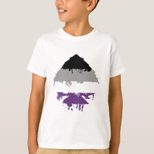 Paintdrip Asexual Ace T-shirt