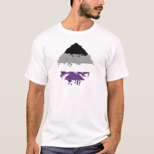 Paintdrip Asexual Ace T-shirt