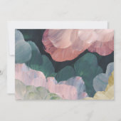 Painted Abstract Art Personal Stationery Note card Notitiekaartje (Achterkant)