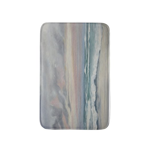 Painted Beach Scene Bath Mat (Voorkant Verticaal)