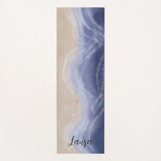Painted beach yogamat (Voorkant)
