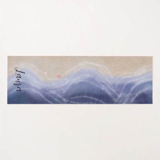 Painted beach yogamat (Voorkant (horizontaal))