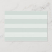 Painted Blooms Receptie Kaart (Achterkant)