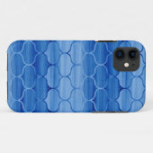 Painted Blue Waterverf Ogee Design Case-Mate iPhone Case (Achterkant (horizontaal))