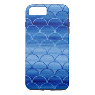 Painted Blue Waterverf Schalen Case-Mate iPhone Case