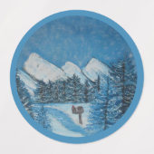 Painted Blue Winter- Labels (Design 2)