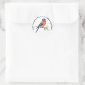 Painted Bunting stickers (Tas)