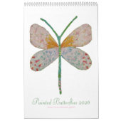 Painted Butterflies 2025 verticale kalender (Hoes)