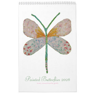 Painted Butterflies 2025 verticale kalender
