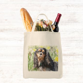Painted Cavalier King Charles Spaniel Tote Bag