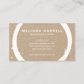 Painted Circle Acupunctuur, Genezer, Wellness Kraf Visitekaartje (Achterkant)