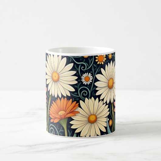 Painted Daisies Meadow Koffiemok (Center)