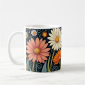 Painted Daisies Meadow Koffiemok (Links)