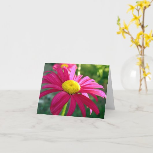 Painted Daisy Note Kaart (Gele Bloem)