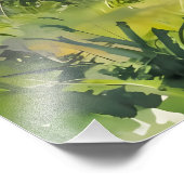 Painted Deer Mom and Baby Foto Afdruk (Hoek)