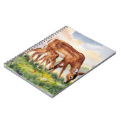 Painted Deer Mom and Baby Notitieboek (Linkerzijde)