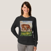 Painted Deer Mom and Baby T-shirt (Voorkant volledig)