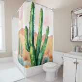 Painted Desert Blooms Douchegordijn (In situ)