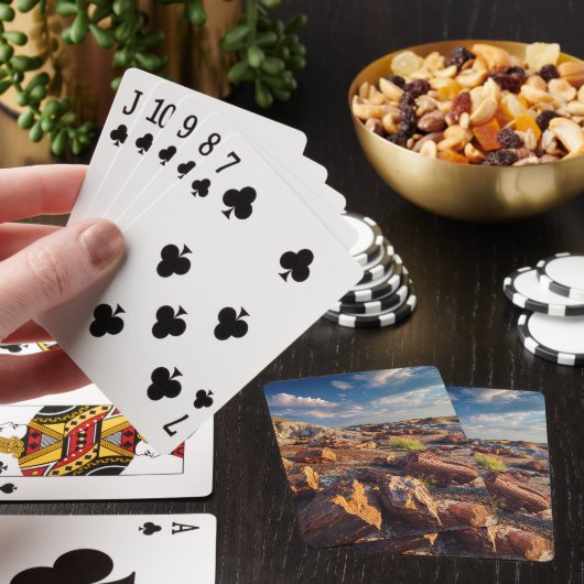Painted Desert Canyon Landscape Playing Cards Pokerkaarten (Insitu)