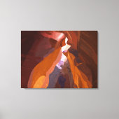 Painted Desert Rock Formation Canvas Afdruk (Voorkant)