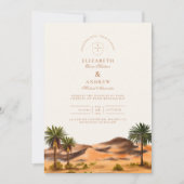 Painted Desert Wedding Kaart (Voorkant)