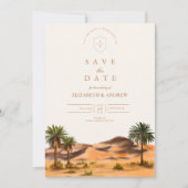 Painted Desert Wedding Save The Date (Voorkant)