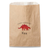 Painted Dino Birthday Party Bedankzakje