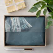 Painted Dinosaur Under Moonlight Pop Surreal  Tissuepapier (Geschenk)