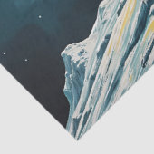 Painted Dinosaur Under Moonlight Pop Surreal  Tissuepapier (Detail)