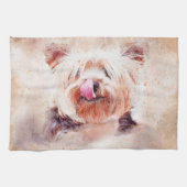 Painted Dog Print Theedoek (Horizontaal)