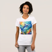 Painted Dolphin T-shirt (Voorkant volledig)
