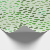 Painted Dots Pattern – Hand-Painted Abstract Brush Cadeaupapier (Hoek)