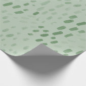 Painted Dots Sage Cadeaupapier (Hoek)