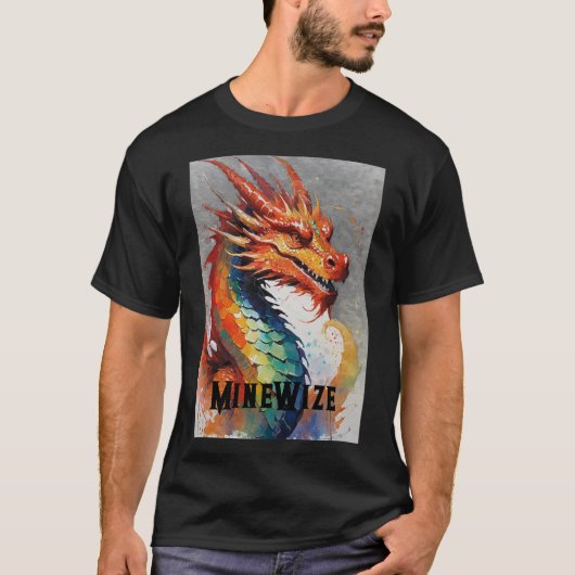 Painted Dragon T-shirt (Voorkant)